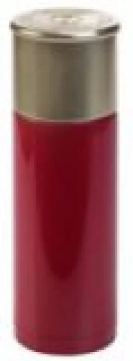 Красный цилиндрический стакан с крышкой