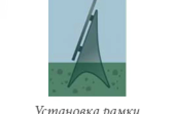 Схема установки фототаблички в грунте
